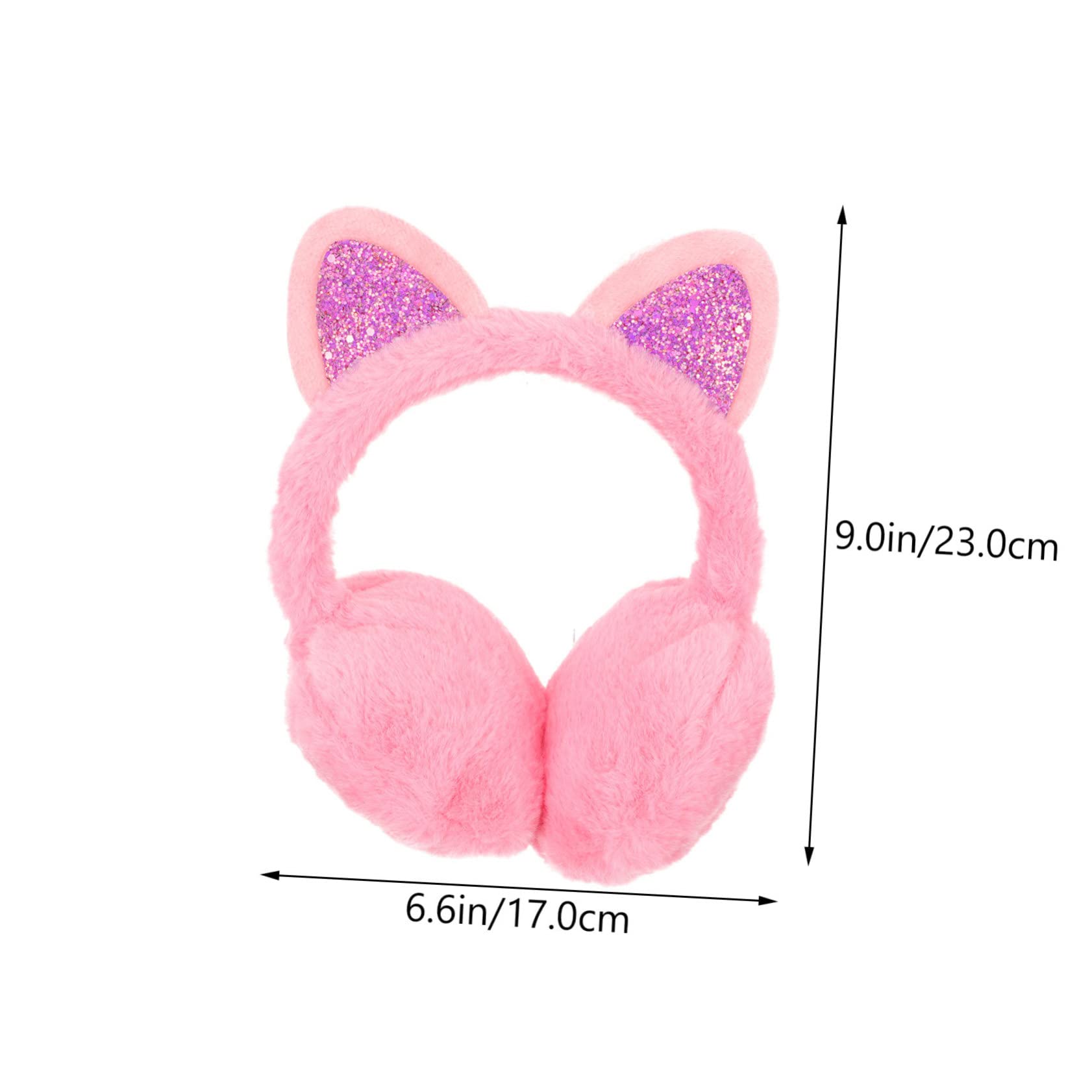 Veemoon Winter Children Ear Muffs Portable Earmuff Adorable Ear Sleeve Warm Earmuffs for Babies