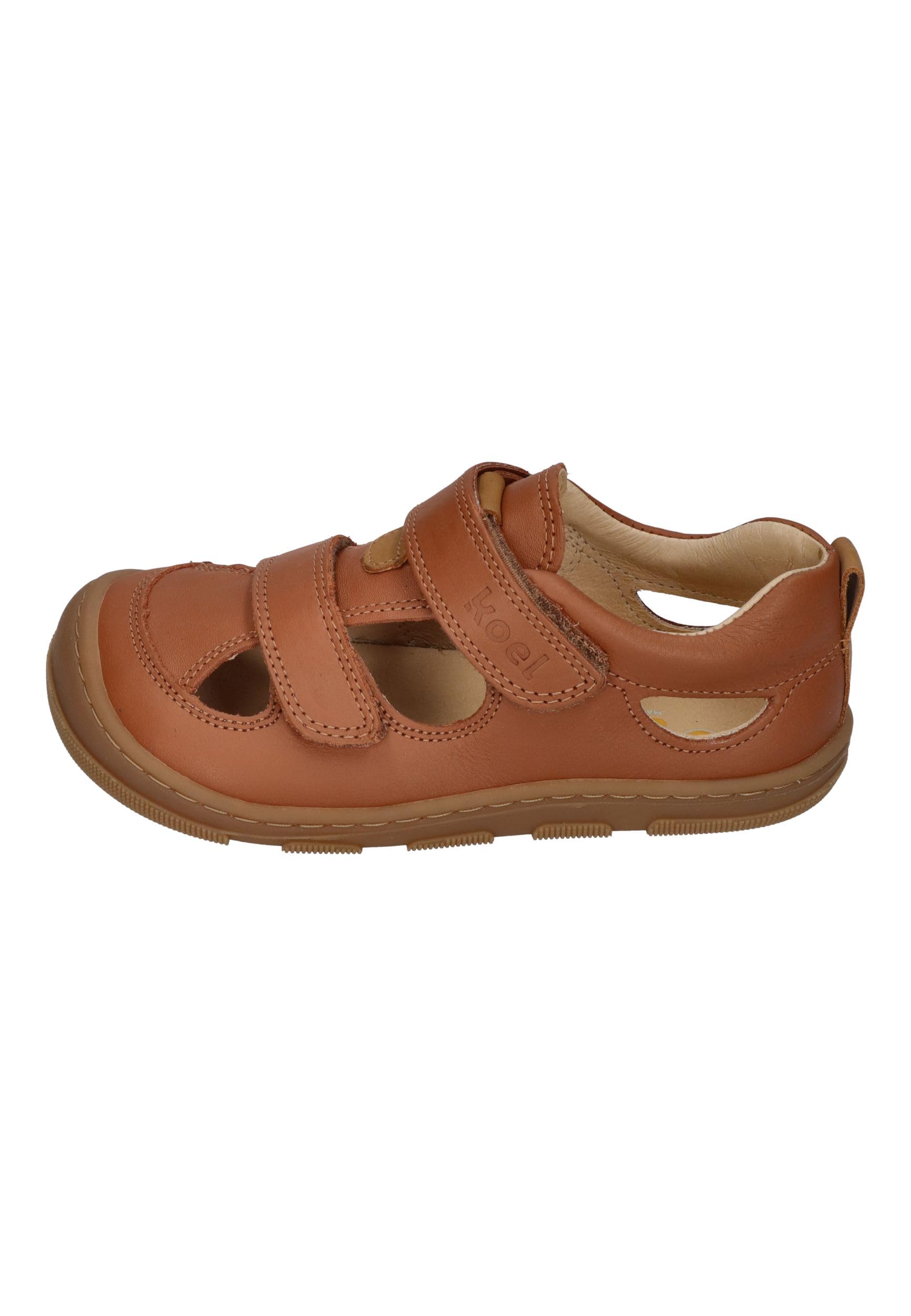 KOEL Extraweite Barefoot Kinder Sneakers KATO W II cognac