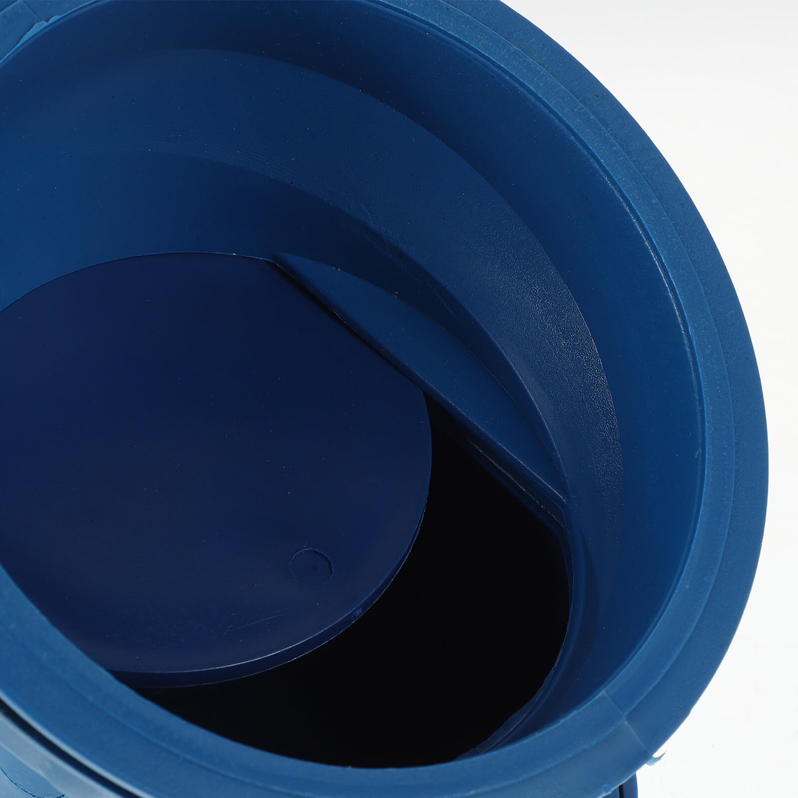 iplusmile Vanne de Déchargement de Fût de Stockage de Céréales en Plastique Bleu, Grosse Capacité, Facile à Entretenir, Sortie pour Silo à Grain et Riz