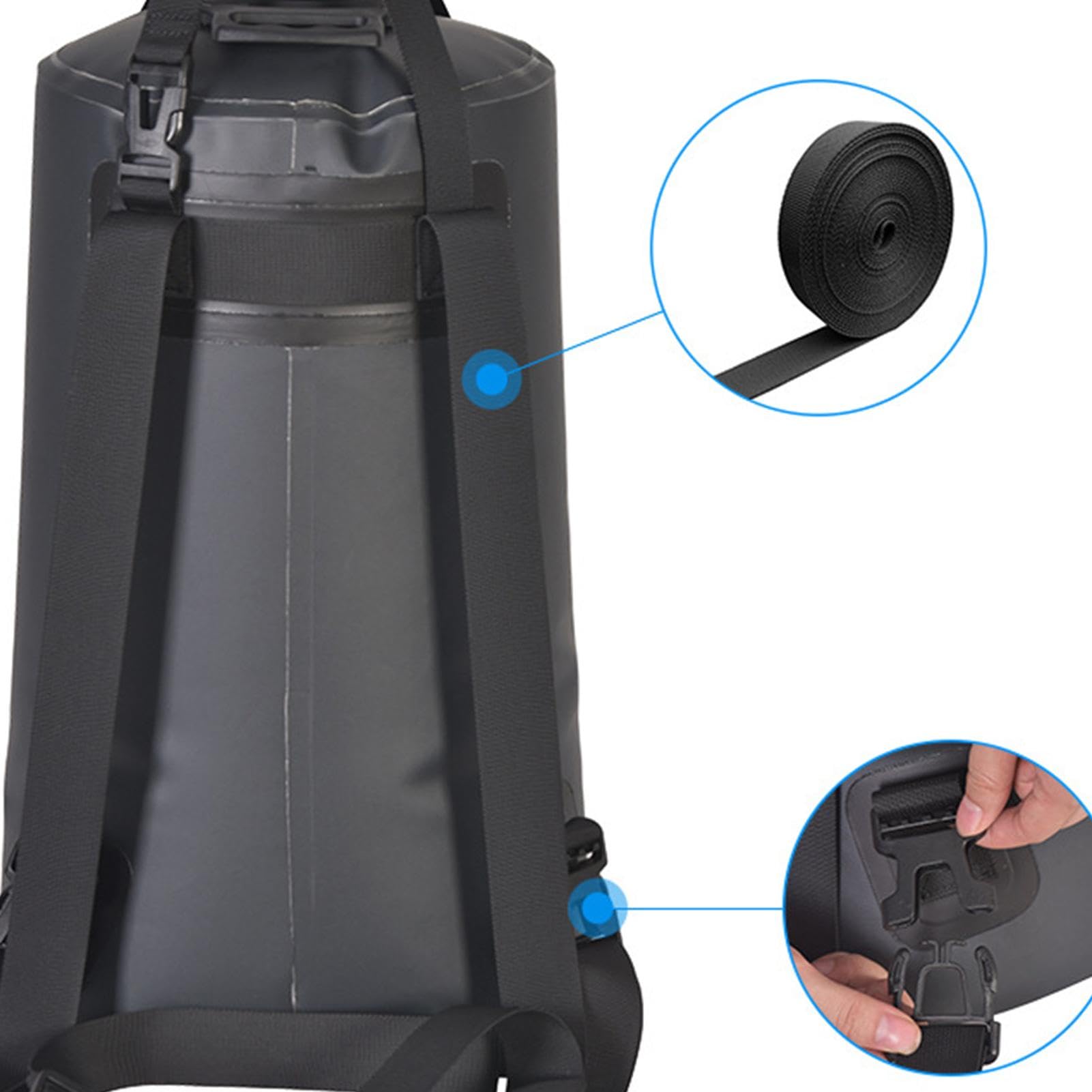 Campingduschen | Solar Campingduschen | 20 Liter Outdoor Duschtasche | Outdoor Dusche Tasche für unterwegs geeignet 46x28x26 cm / 18,1x11,0x10,2 Zoll Diese Duschtasche inkl