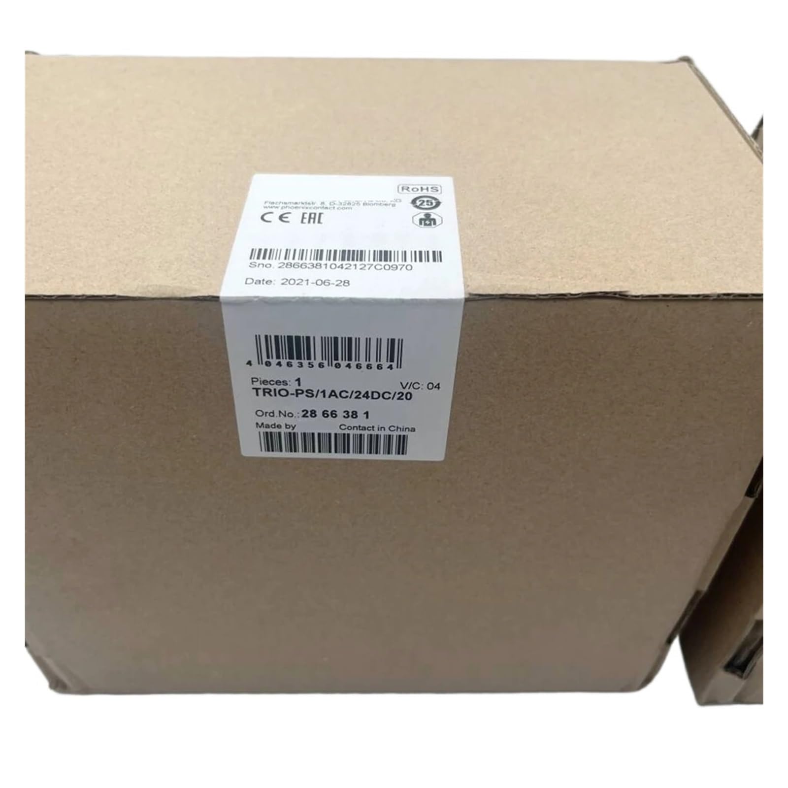 OSHZIKJII 1PCS TRIO-PS/1AC/24DC/20 Switching Power Supply 2866381