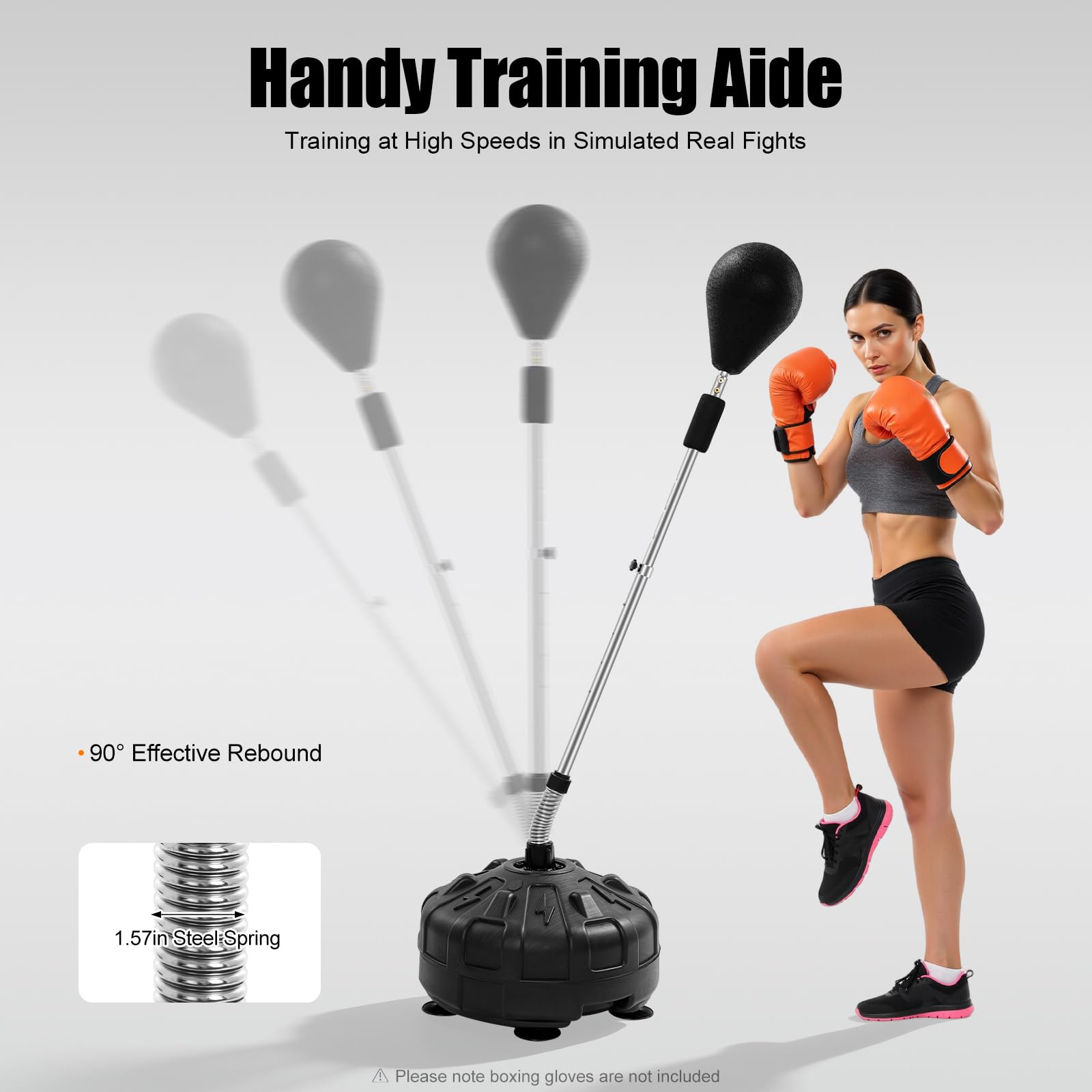 Punchingball - Sacco da boxe, 120 – 160 cm, altezza regolabile