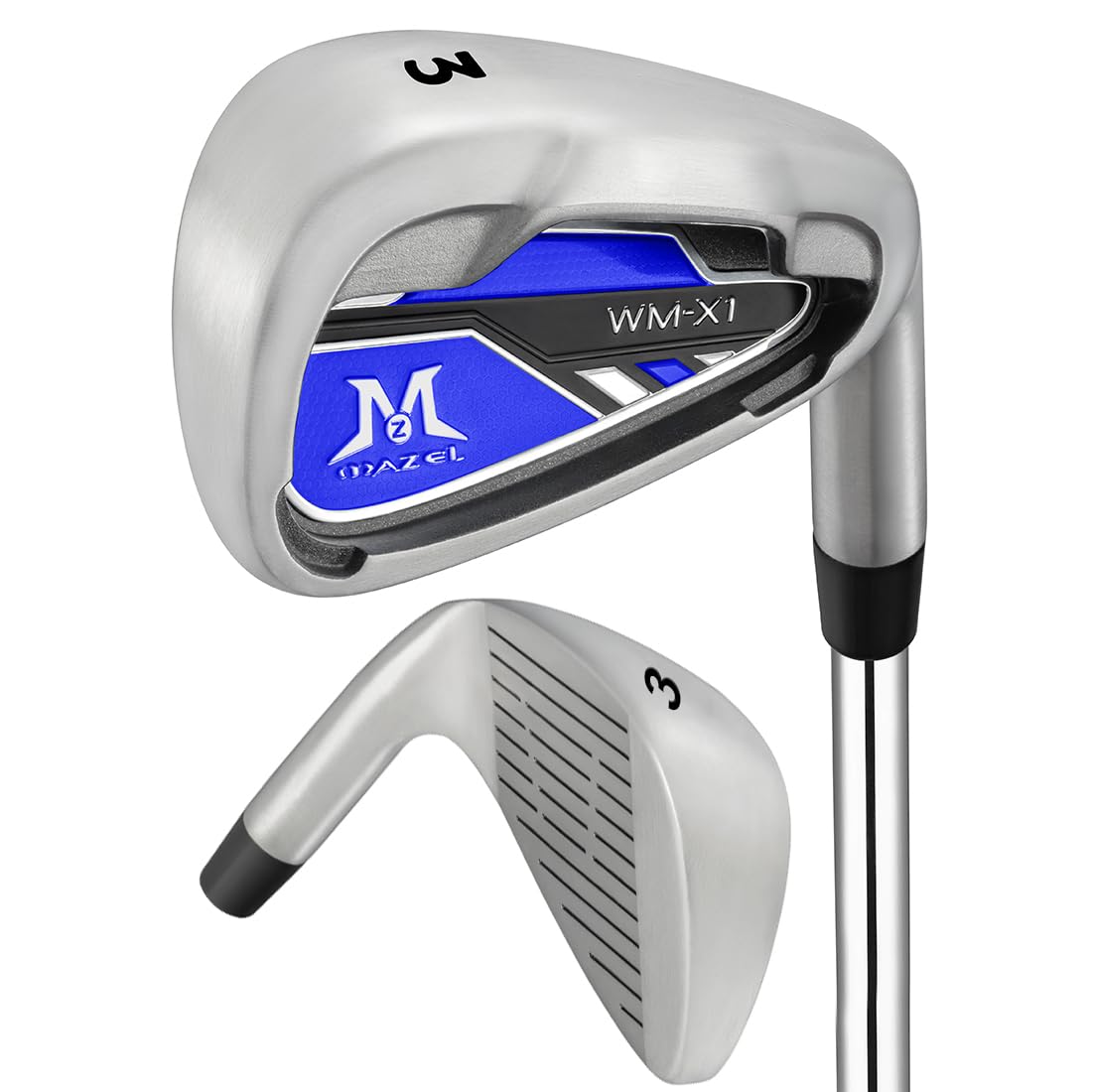 MAZEL Golf Iron for Men 1,2,3,4,5,6,7,8,9, P, S, Right Hand Single Golf Club Iron CNC Milled Face, Precise Direction Control