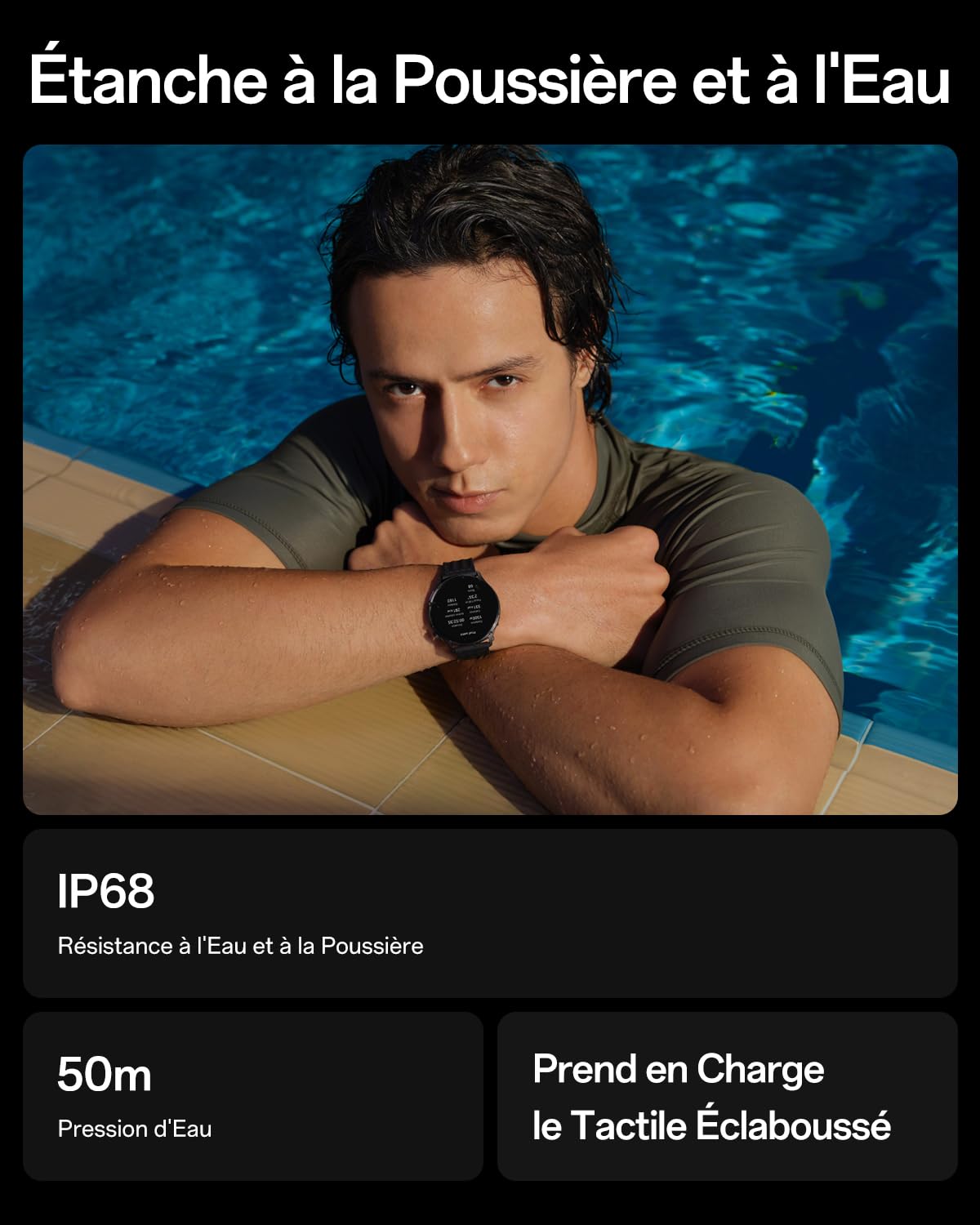 OPPO Watch S Montre Connectée, Écran AMOLED 1,46" 3000 Nits, Design Ultra-Mince en Acier Inoxydable, Batterie 10 Jours, Suivi Sommeil SpO2 Cardiaque, 100+ Modes Sport, Appels Bluetooth, 5ATM, Sliver
