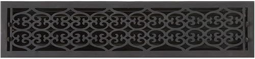 Signature Hardware 380120 Registro de pared de hierro fundido liso victoriano antiguo - 6 x 30 pulgadas (6-78 pulgadas x 31-18 pulgadas en general)
