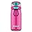 ZULU Kids Flex 16oz Tritan Plastic Water Bottle with Silicone Spout, Leak-Proof Locking Flip Lid and Soft Touch Carry Loop for School Backpack, Lunchbox, and Outdoor Sports, Pink
