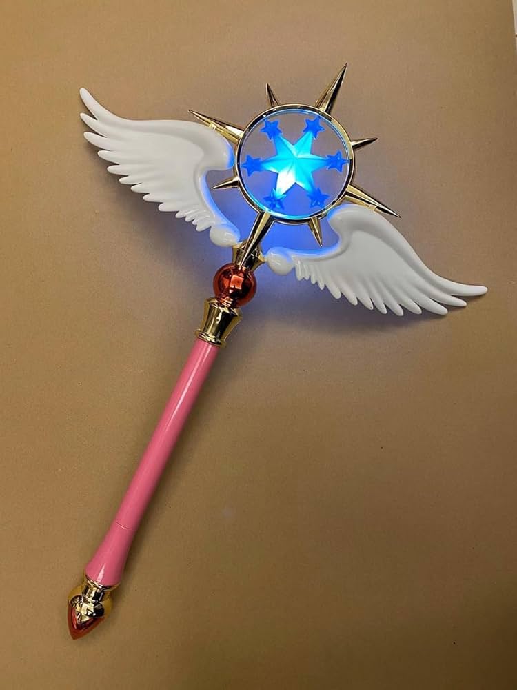 Amazon.co.jp: 木之本桜 封印の杖 星の杖 コスプレ道具 カード