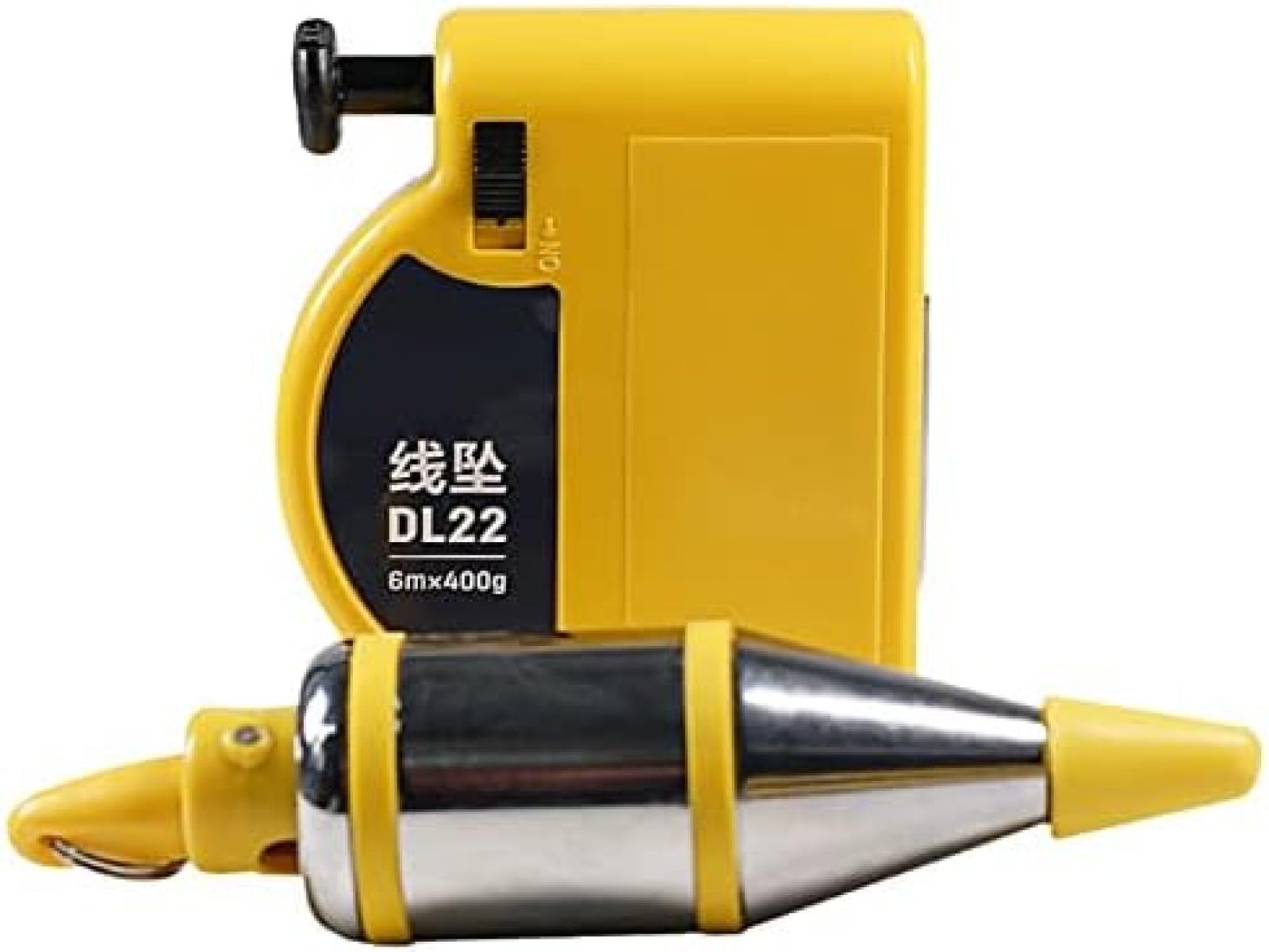 Plumb-Rite magnético de 14 onzas (400 g) con cable de retroceso automático de 6 m, bobina de estabilización rápida, fijador de plomada