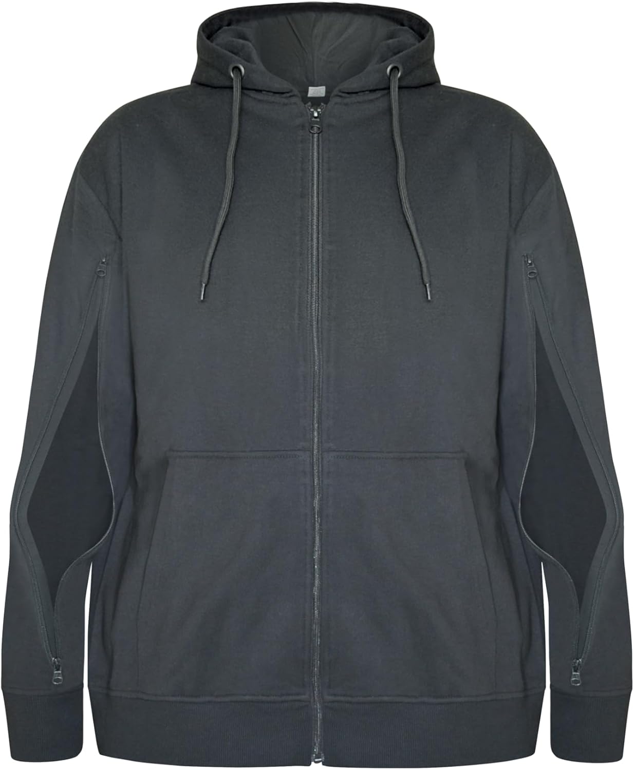 Jayour Dialysis Sweatshirts with Arm Zipper Design Port Access | Soft & Durable Fabric to Keep You Warm for Dialysis - Image 5