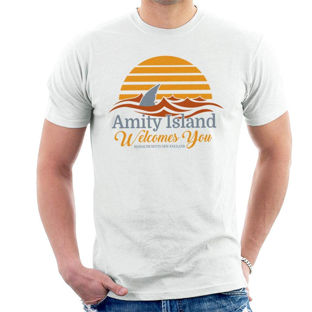 Amity Island Welcomes You Jaws Men's T-Shirt