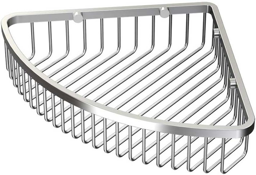 Gatco 1571 12" Shower Corner Basket in Satin Nickel Home & Kitchen