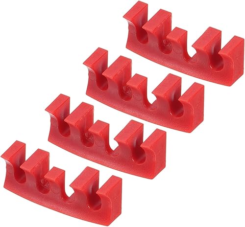 Miniatura 6 de Paquete de 4 esparcidores de carga de raqueta de bádminton, reductor de presión de bádminton, adaptador de máquina de roscado para reparación (negro)