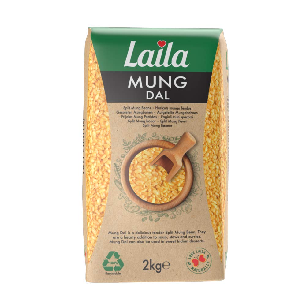 Laila Mung Dal 2 kg (Case of 6)
