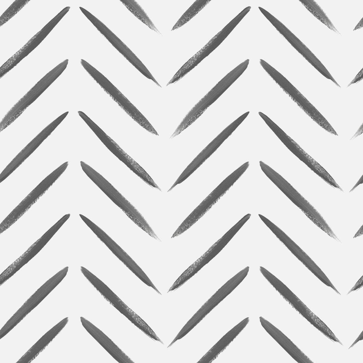 Holden Decor Chevron Brush Marks Wallpaper