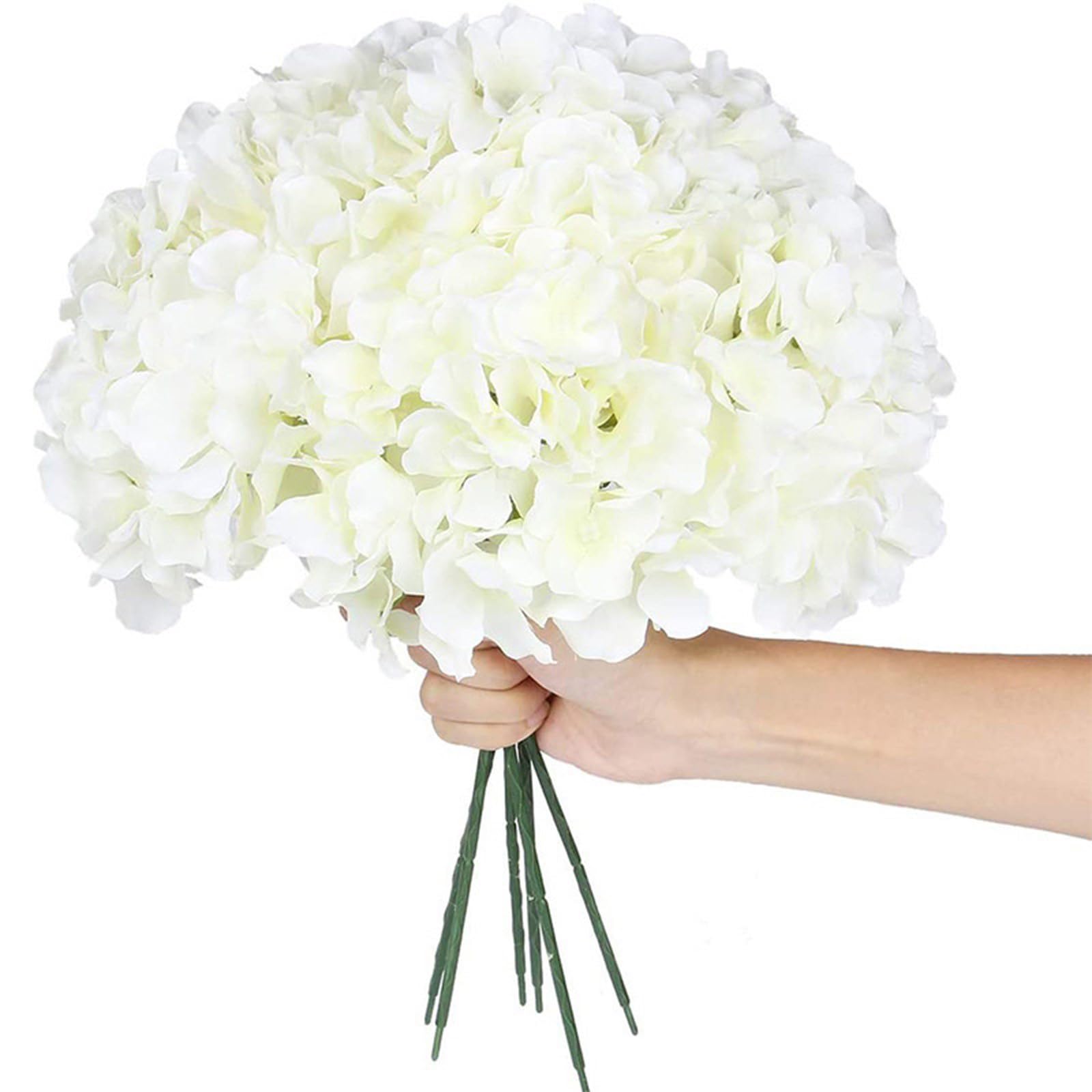 ZBIianxer Realistic Artificial Hortensia Bridal Bouquet Flower with Natural Lookings for Wedding Decoration Floral Arrangement Artificial Flower Wedding Bouquet