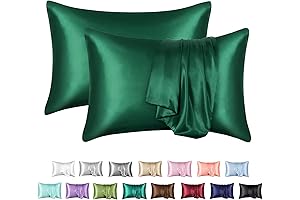 Silky-Smooth Sleep: MR&HM Satin Pillowcase Set