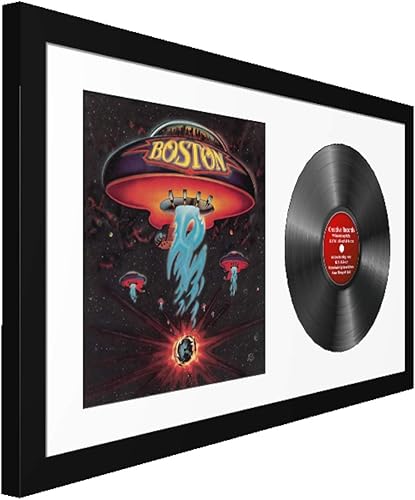 Miniatura 6 de Creative Picture Frames Marco de música de 16 x 30 pulgadas con pantalla negra mate cubierta de álbum con 33 vinilos LP (paquete de 4)