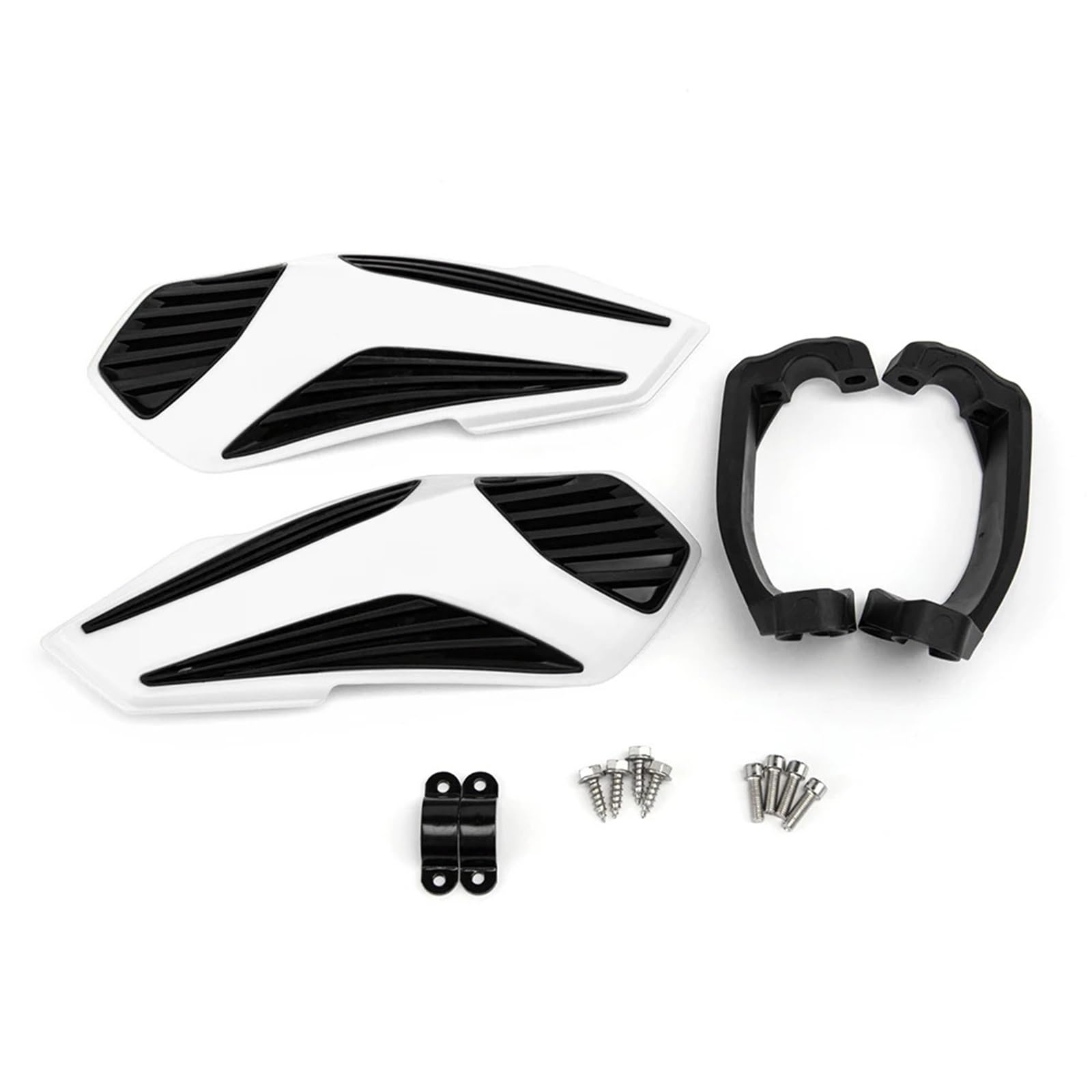 Do 250 300 350 390 430 480 2T 4T | Uniwersalna osłona dłoni do motocykla Dirt Pit 22 mm-24 mm Osłona dłoni(WHITE)