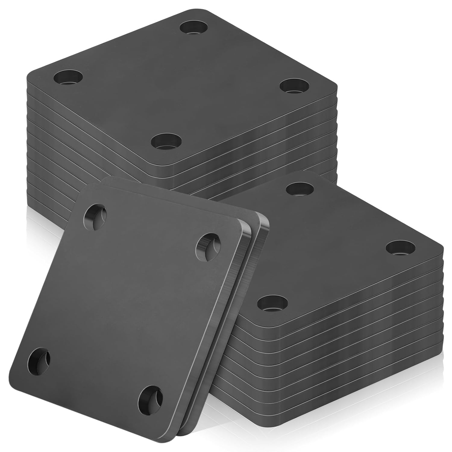 Rocaris 20 Pcs A36 steel square plates 3 3/16"