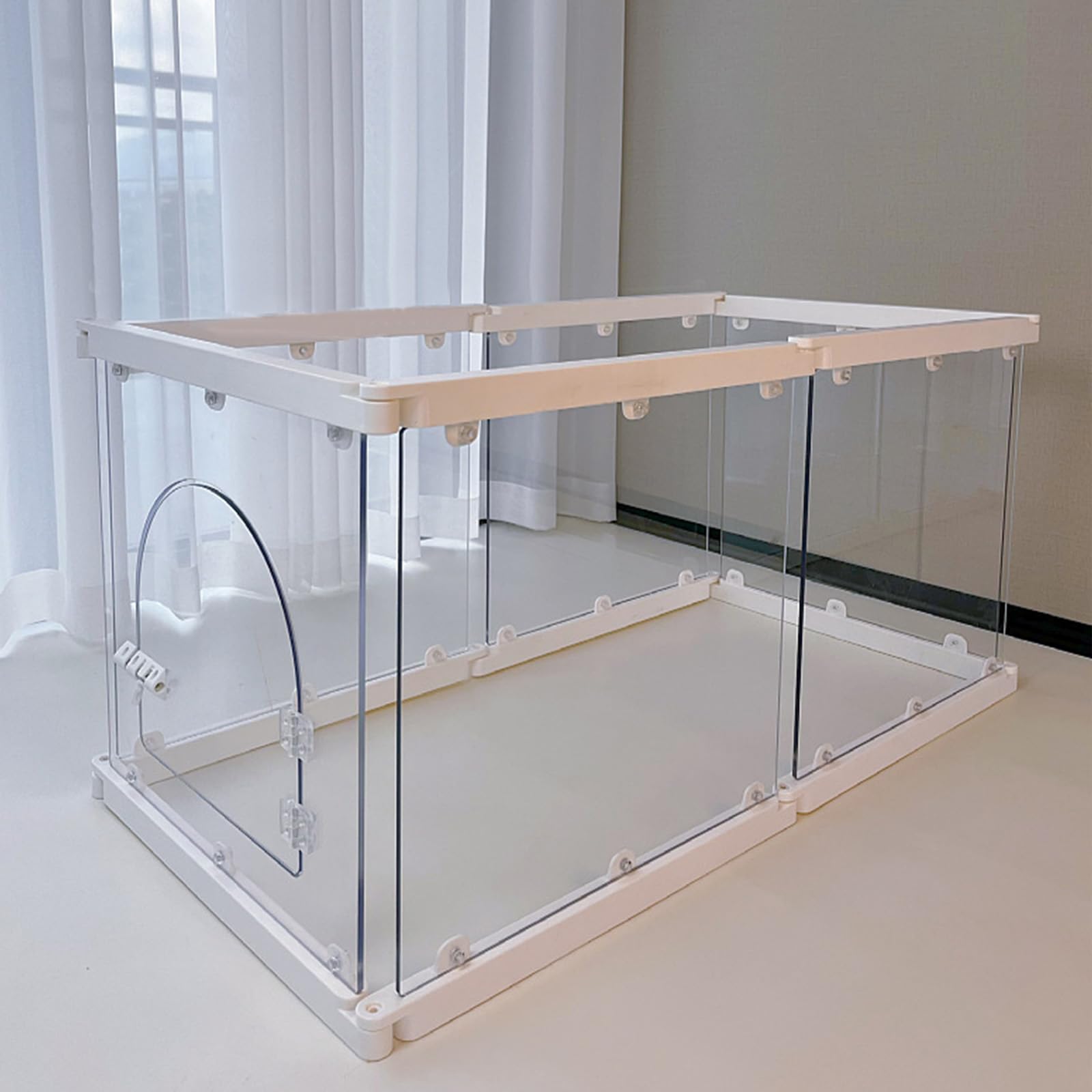 透明ペットサークル 126cm x 66cm 透明ペットサークル 126cm x 66cm