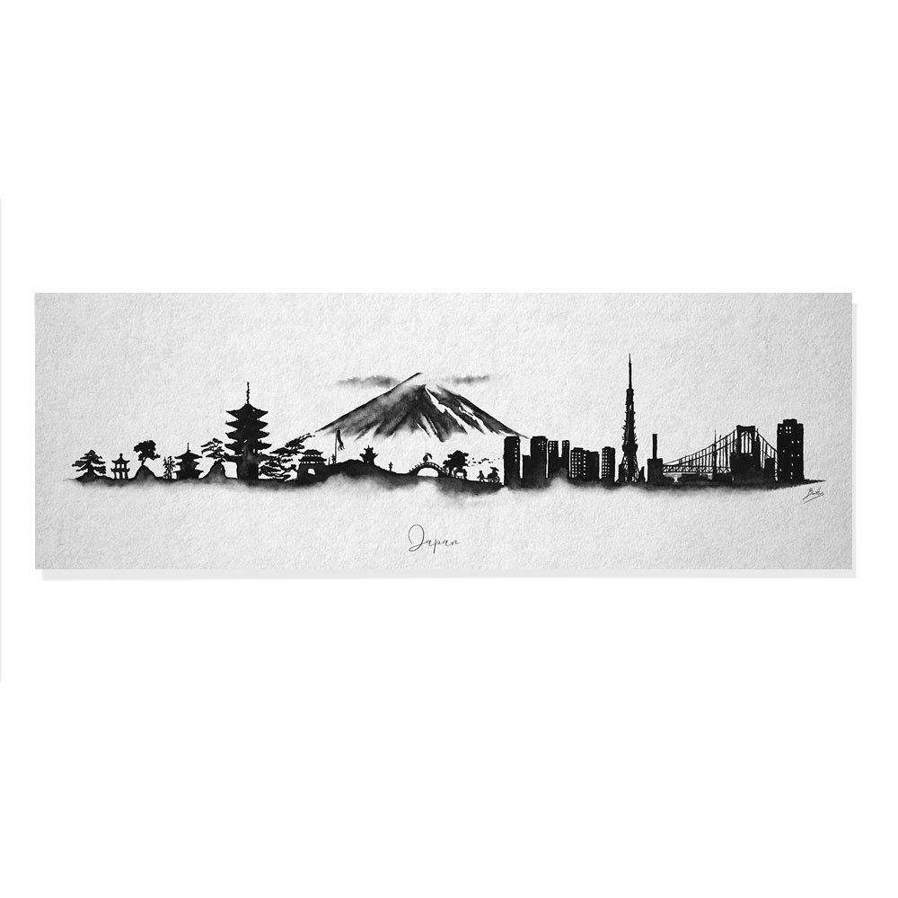 Skyline Tokyo Decorative Picture 90 x 30 cm