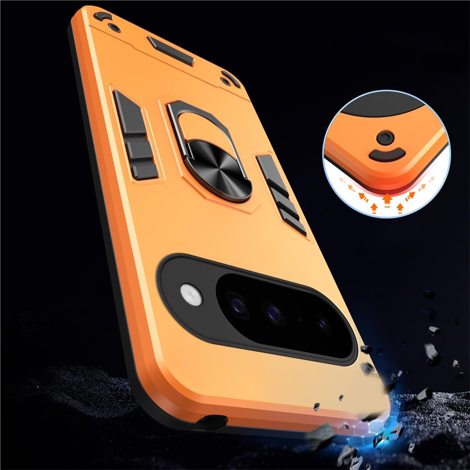 Generico Custodia Per 10 Pro XL/10 PRO/10, Ultra Sottile Case With Supporto Magnetico Per Auto Protezione Fotocamera Guscio(Blu,11 Pro XL)