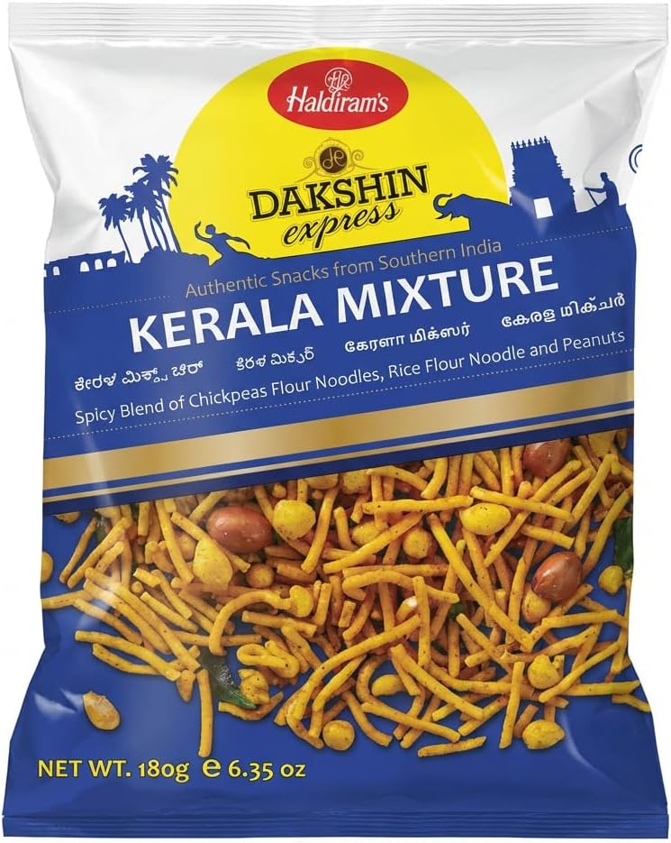 Indian Savory Spicy Crunchy Snack Mix Dakshin Express Kerala Mixture 180g