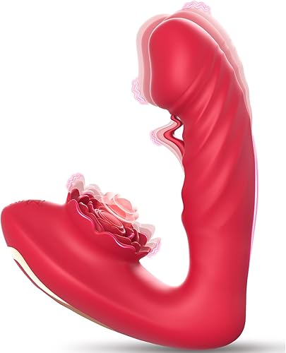 Miniatura 7 de G Spot Vibrador con aletas para mujer, bragas vibradoras con 10 modos de vibración y aleteo, pezones de clítoris, juguetes sexuales y juegos para