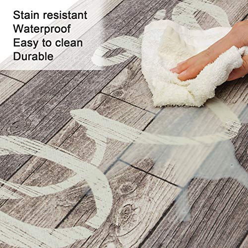 Farmhouse Kitchen Mats Cushioned Anti-Fatigue Comfort Mat for Home & Office Ergonomically Engineered Memory Foam Kitchen Rug Waterproof Non-Skid, 47" by 17",Love - Thumbnail 7