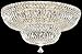 Schonbek 5895-211M Swarovski Lighting Petit Crystal Deluxe Flush Mount Lighting Fixture, Aurelia