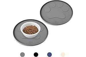 Foldable Square Silicone Pet Mat for Cats and Dogs