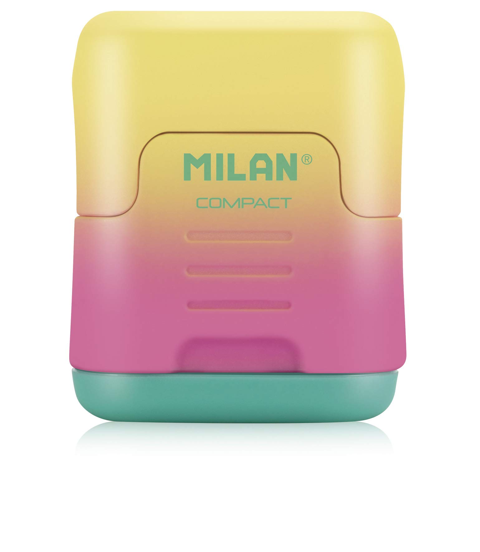 MILAN Caja expositora 24 sacapuntas COMPACT Sunset