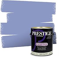 Vista 140 de Prestige Paints. - Base y pintura para exteriores en un solo galón, 1 galón. plano, comparable con Sherwin Williams Topsail.