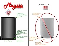 Vista 3 de Mugzie Enfriador de latas de lujo (fabricado en Estados Unidos) – Material de neopreno de alta calidad para latas de bebidas o botellas para latas