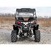 SuperATV Heavy-Duty Rear Windshield for 2014-2022 CFMOTO ZForce 800EX / 2017 CFMOTO ZForce 1000 | Non-Scratch Resistant 1/4 Thick Clear Polycarbonate that is 250x Stronger than Glass | USA Made