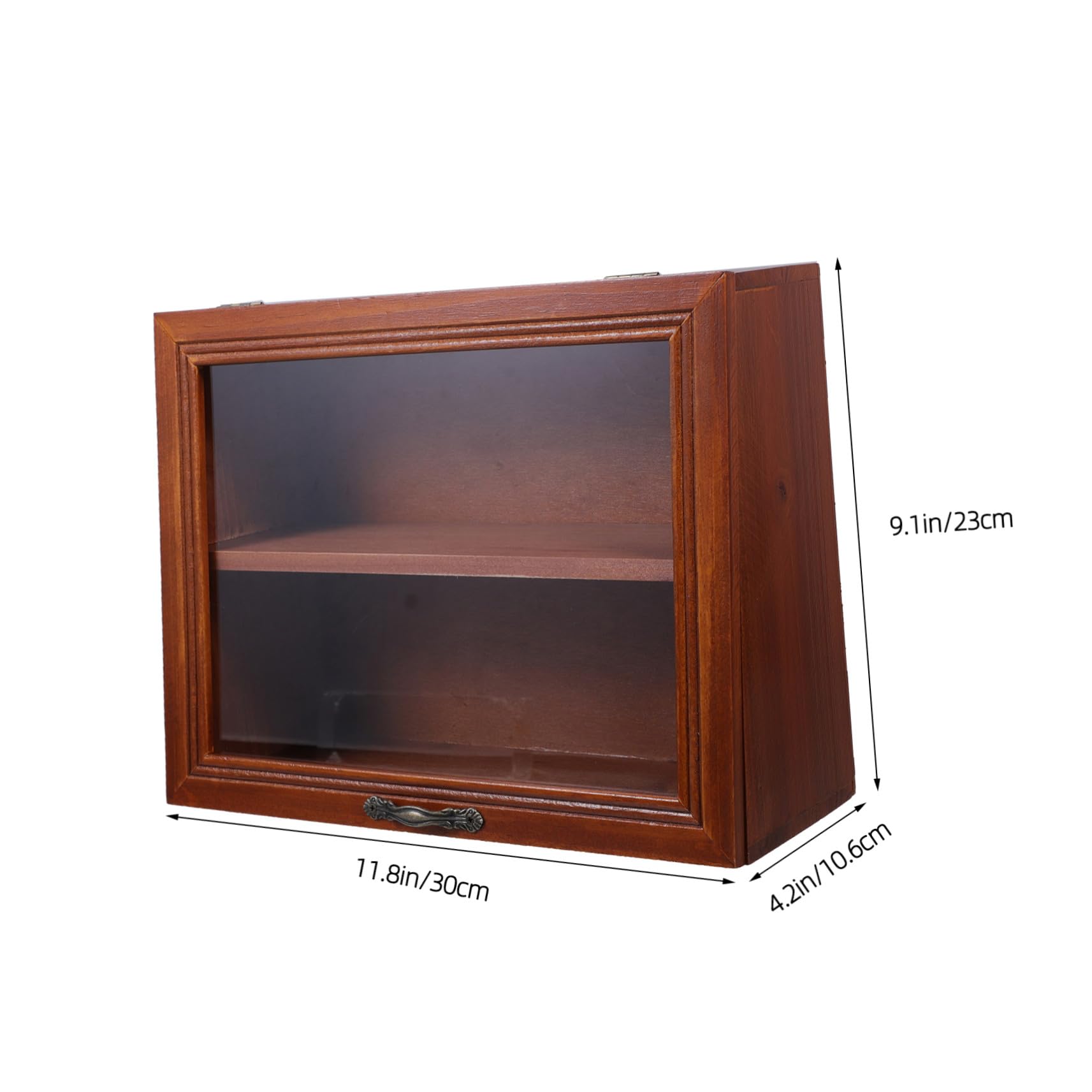 Boîte Rangement Cosmétiques Rétro pour Bureau et Maison Organisateur Multi-usages Compact pour Tasses Accessoires et Papeterie et Encombrant