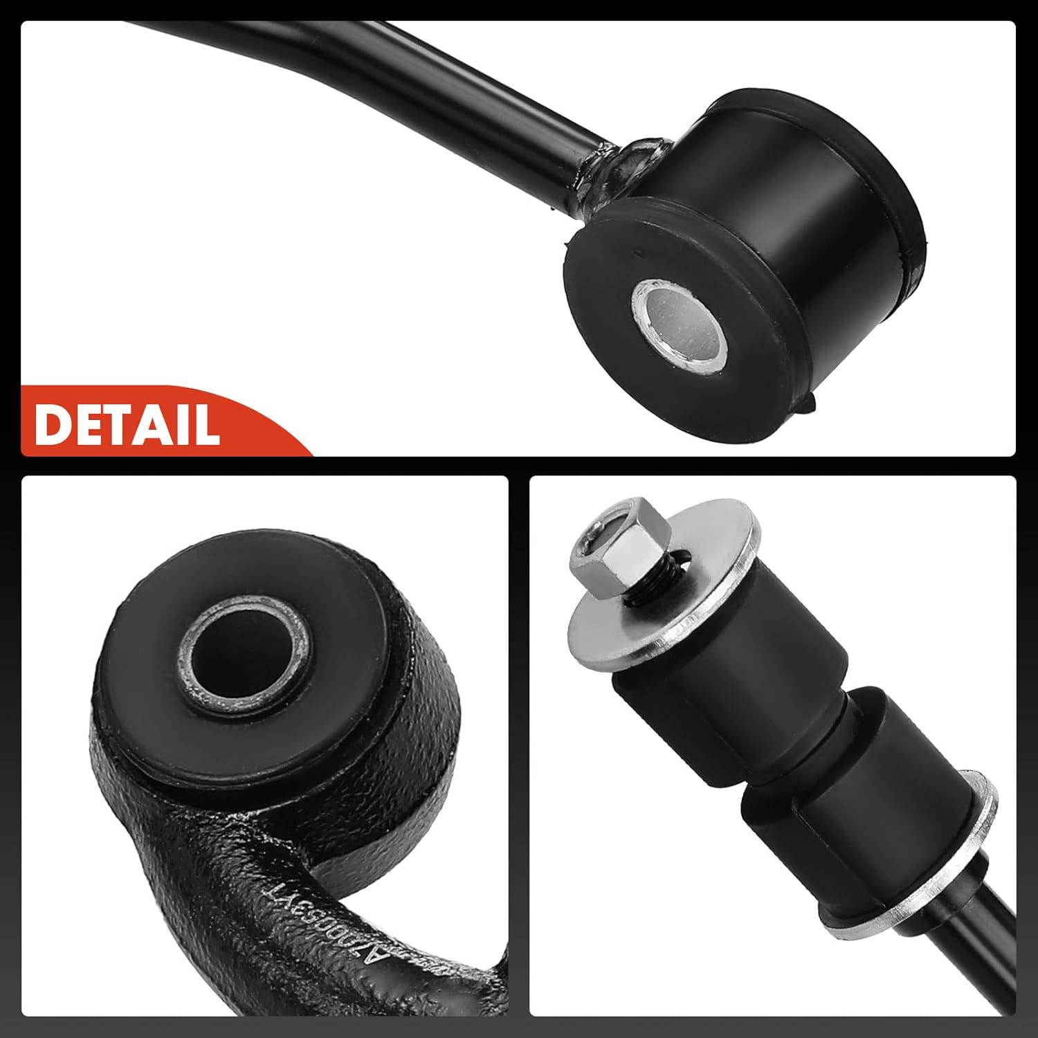 A-Premium Set of 4, Front & Rear Sway Bar Links Kit Stabilizer Bar Links Compatible with Ford F-150 1989-1996, F-250 1989, F-350 1989-1997, Bronco 1989-1996