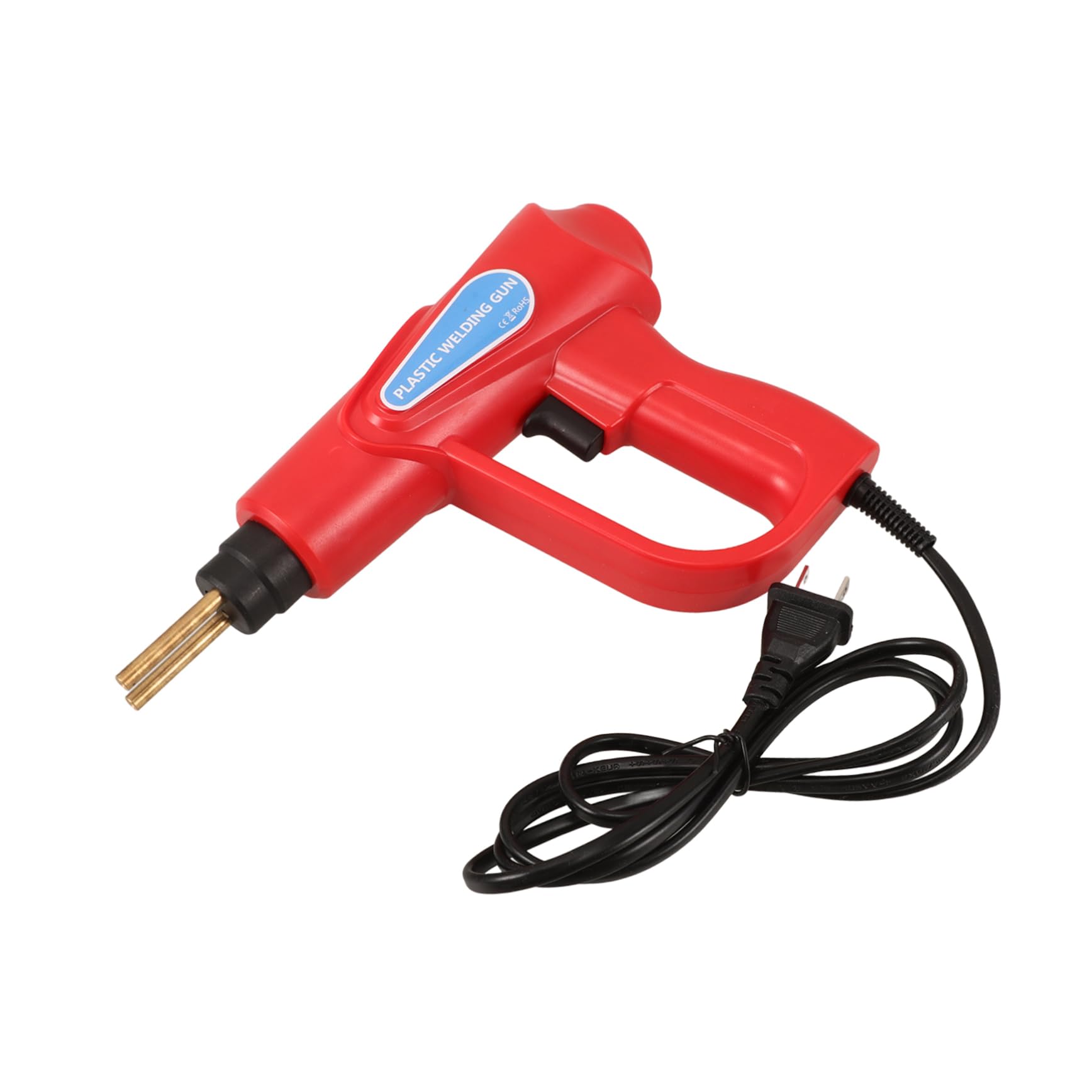 GRIRIW 1 Set Car Repairing Tools Plastic Welding Plastic Welder Bumper Repair Kit Small Welder Plastic Repair Mechanic Tools Automotive Hot Stapler Automotive Tool Welding Kit Nylon Red