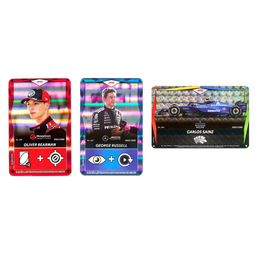 Mattel Games UNO Elite Formula 1 2025 Core Edition Starter Pack Card Game with 4 Game Booster Packs & 2 Promo Cards for Kids, Fans, Families & Game Night