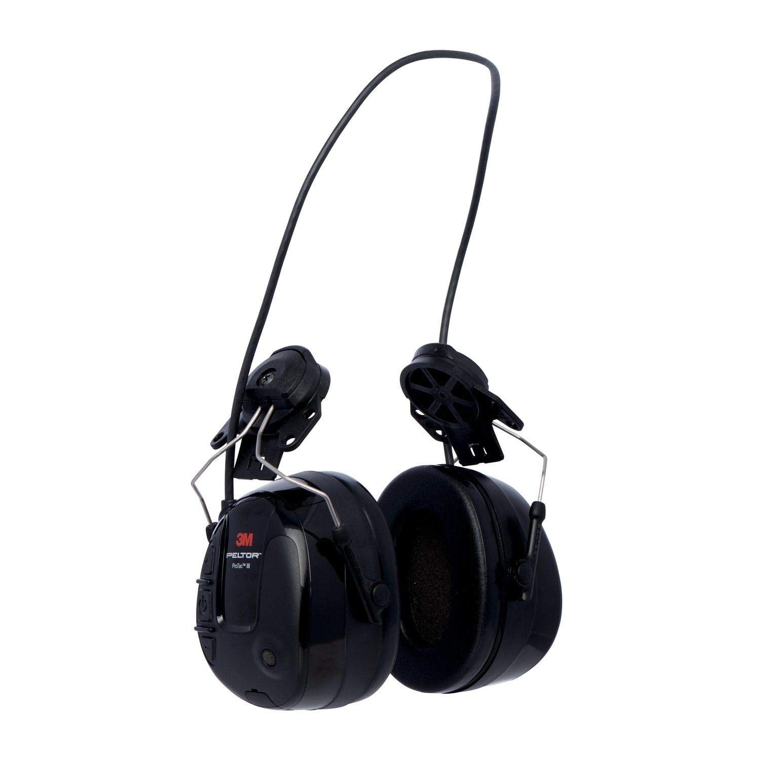 3M Peltor MT13H221P3E ProTac III Gehörschutz-Headset, Helmversion, Schwarz