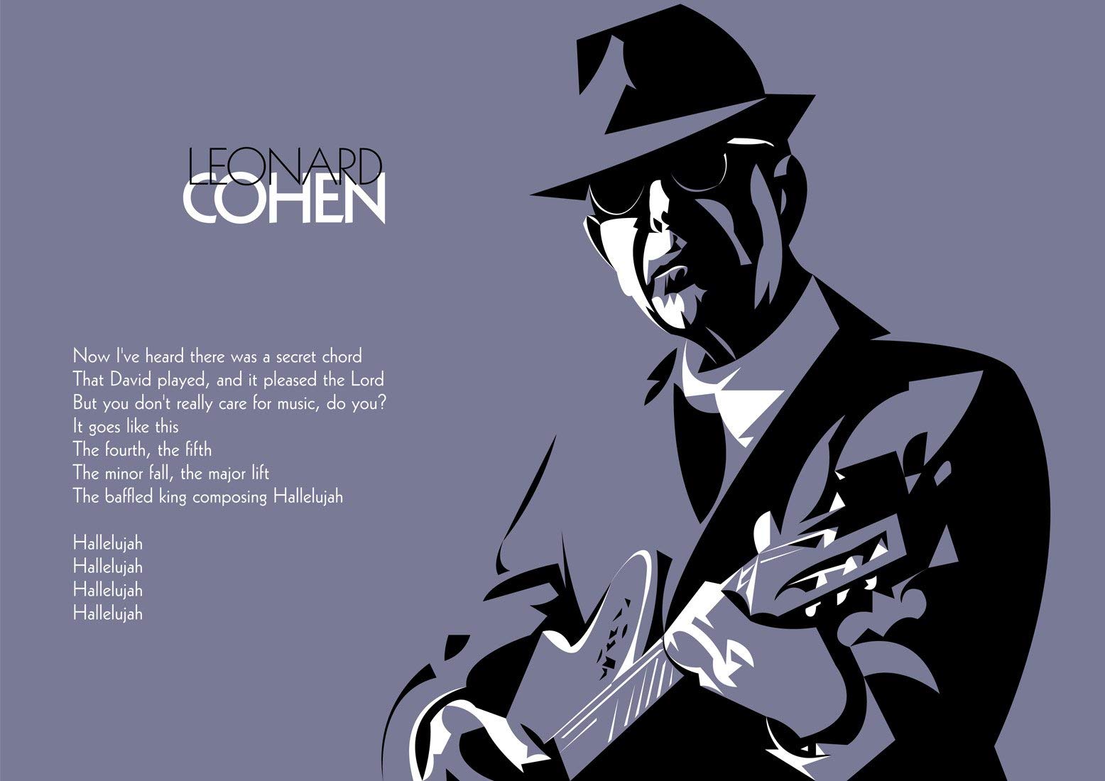 Tallenge - Leonard Cohen - I'm Your Man - Sylvie Simmons - Poster - Small Poster Paper (12 x 17 inches)