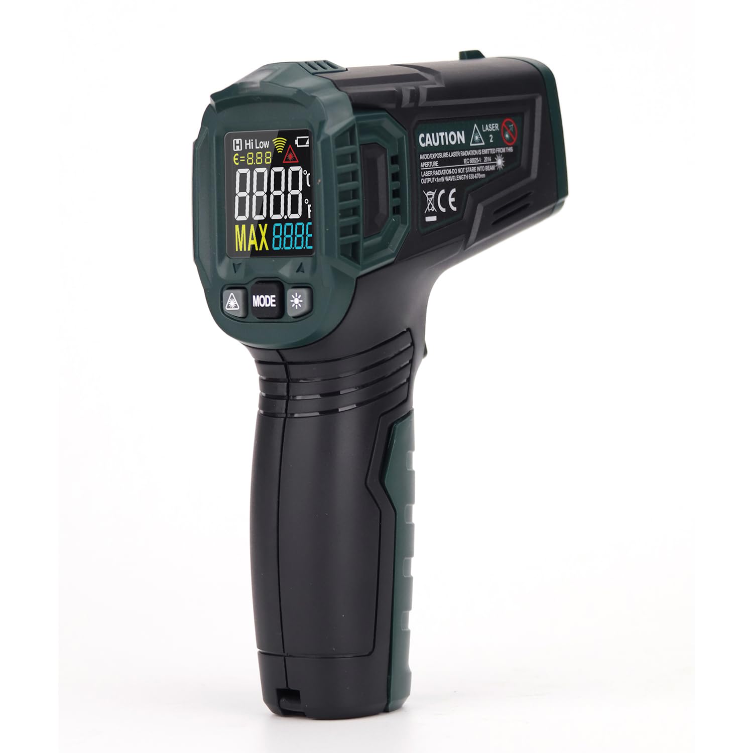 NAAFIE HTC Instruments Digital Infrared Thermometer at -30 ®C to , 550 ®C 1