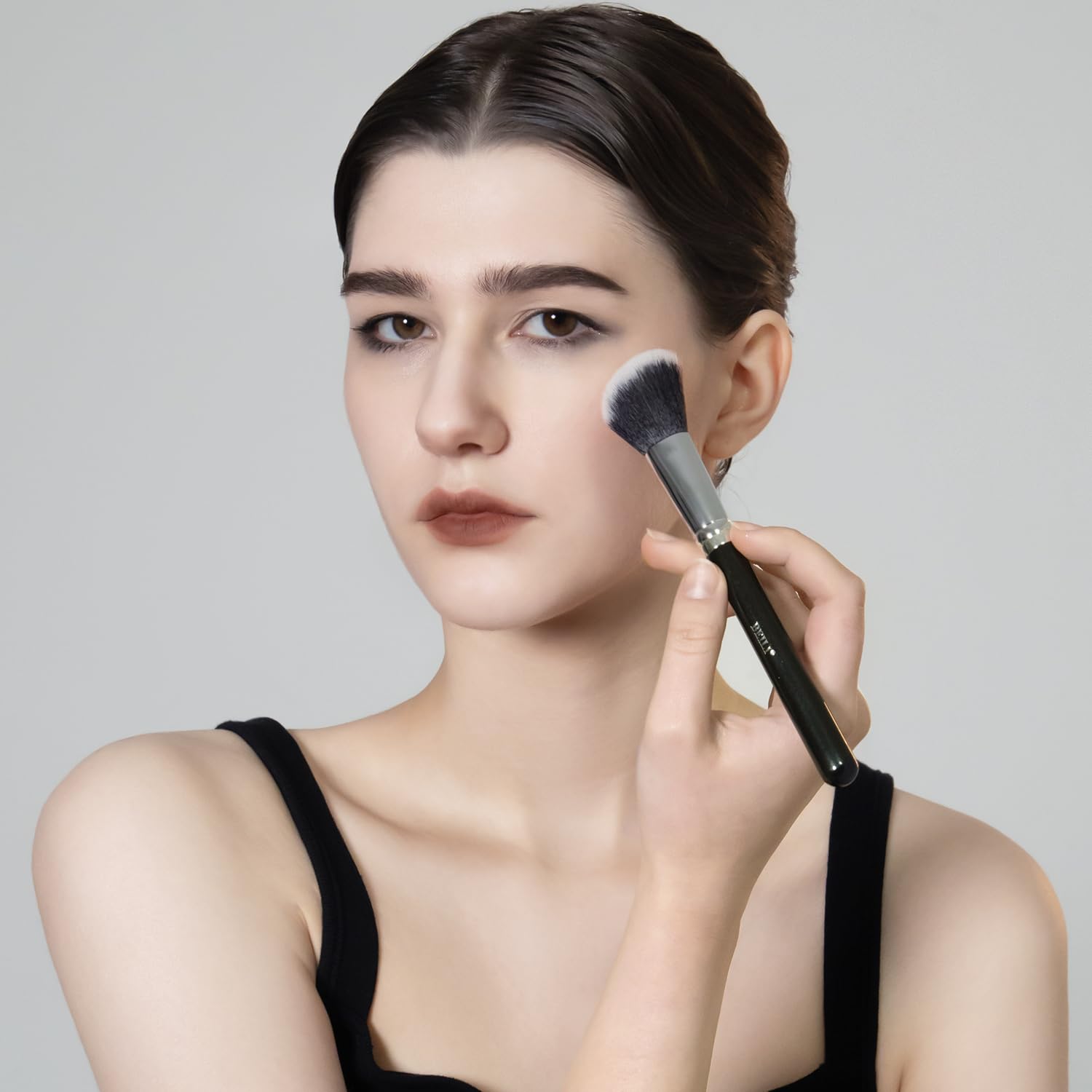 BEILI Set de Brochas de Maquillaje 20 Piezas Profesional Pinceles de Maquillaje Pelo de Cabra Natural Premium Synthetic Brochas de Maquillaje Para Cara y Ojos, Rubor, Contorno, Corrector, Eyeshadow