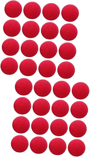 100 piezas de bola de nariz de payaso, trajes para niños, disfraz de bufón, ropa a granel, payaso, cosplay, decoración de disfraces, narices de