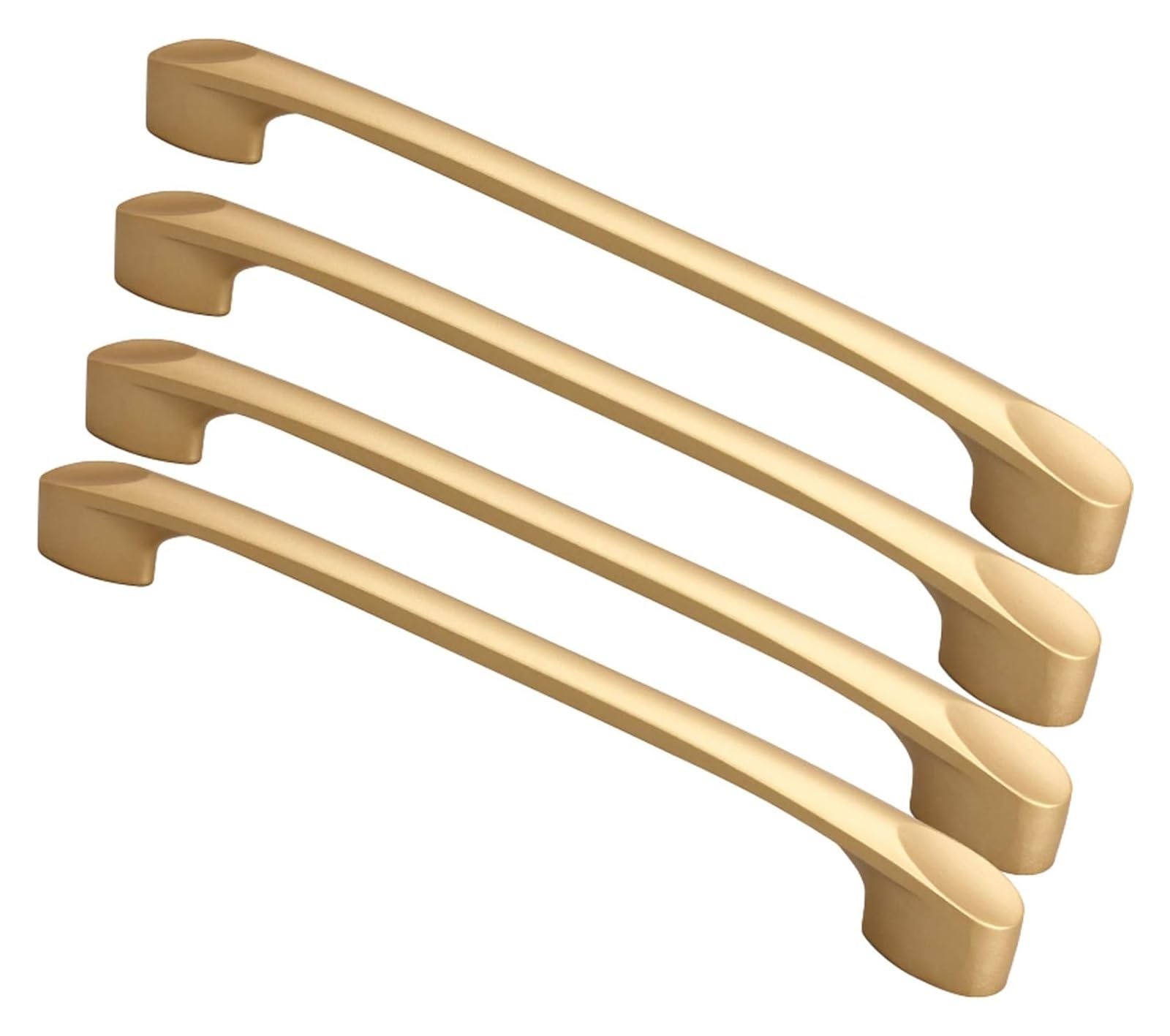 VOPLIVAT Kitchen Cupboard Handles, Bow Handle, Wardrobe Handles, 4 Pieces Drawer, Multiple Sizes, Cabinet Hardware(Hole Distance 192mm)