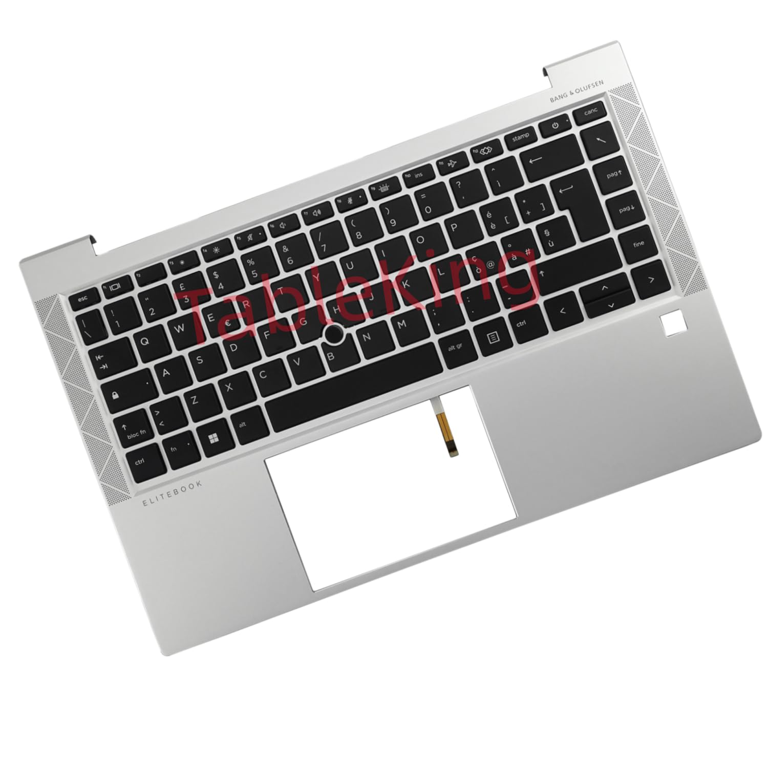 Tastiera di ricambio retroilluminata con distribuzione con poggiapolsi per HP EliteBook 840 G7 840 G8 845 G7 845 G8 745 G7 745 G8 con coperchio C (Italia)