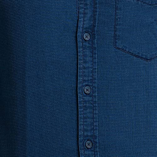 Image of Colorplus Tailored Fit Medium Indigo Formal Shirt for Men