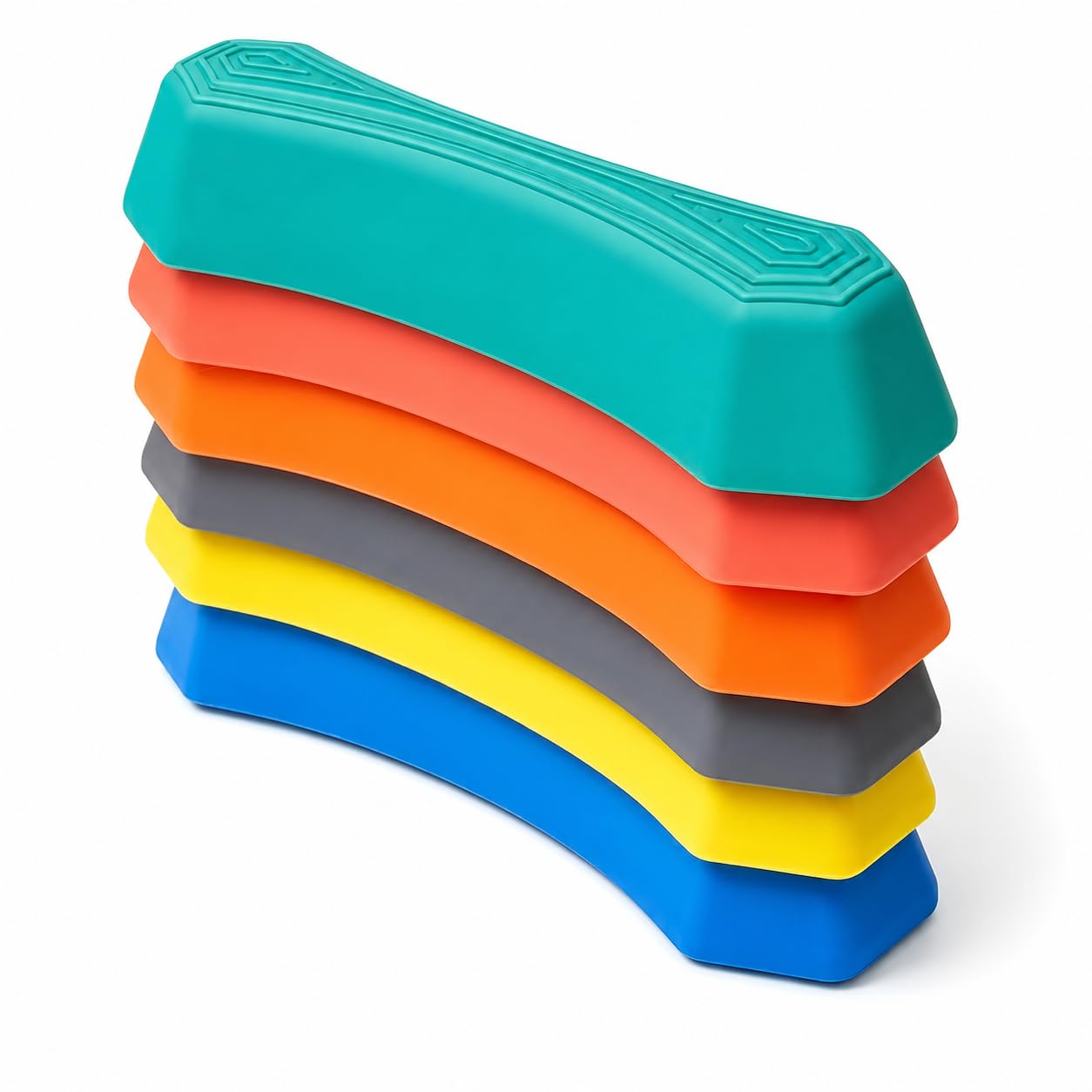 LDIGT 6Pcs Stackable Non-Slip Kids Balance Stepping Stones, Indoor Outdoor Sensory Training Gift