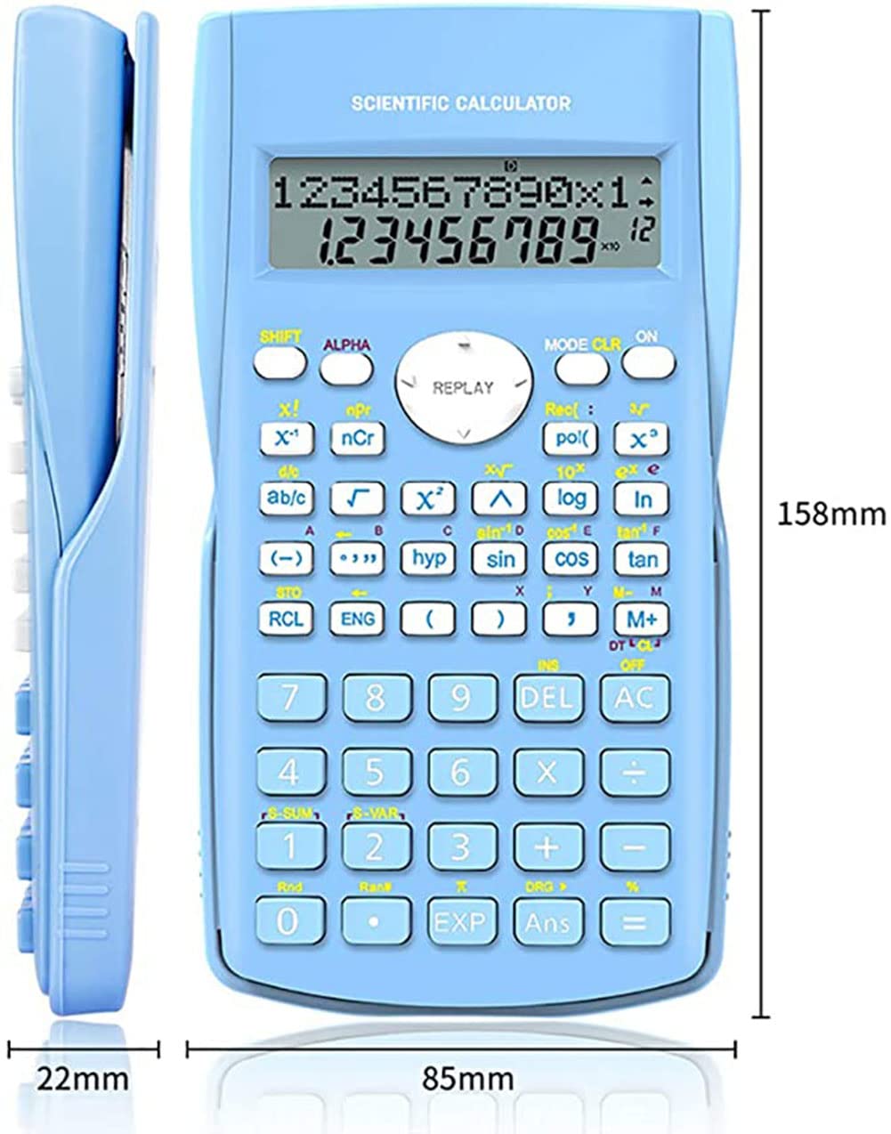 hoodiess Calculator FX95 fx82ms fx350ms, Science Examination Student Multifunctional Function Computer, Scientific Function Calculator, Calculus Computer FX-350MS