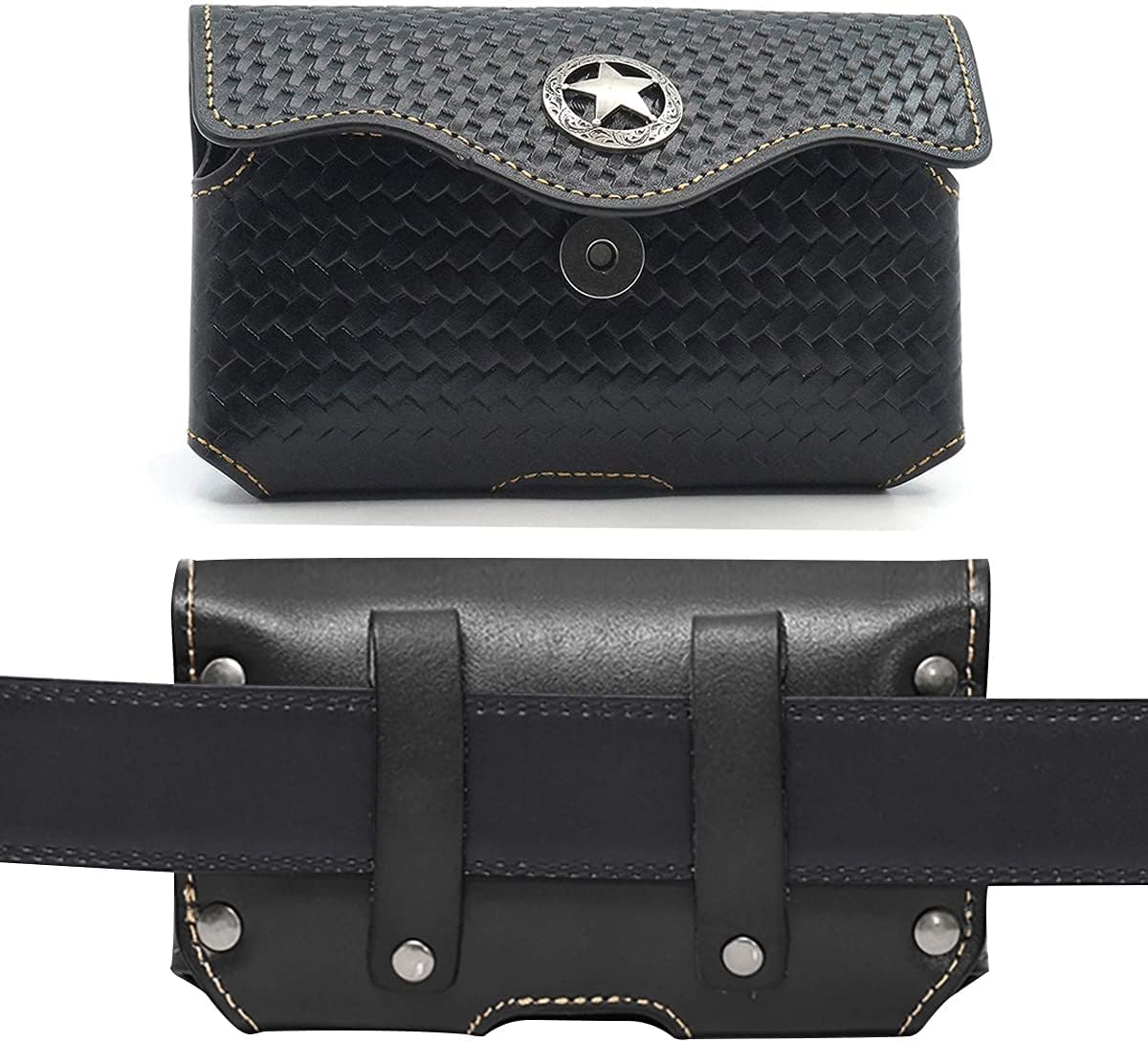 50% оƒƒ Dіѕсоunt Delila Genuine Leather Phone Holsters for Men iPhone Carrying Case with Belt Loop Cell Phone Case Designed for iPhone 12 Pro/12/11 Pro/11/XS/X/8 Plus/8 Fits Samsung